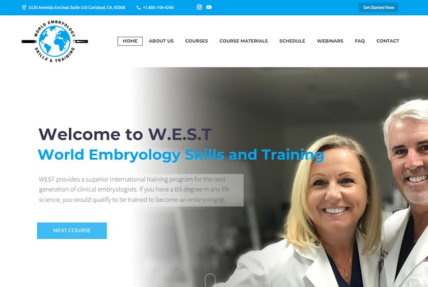 World Embryology - Website Design Project