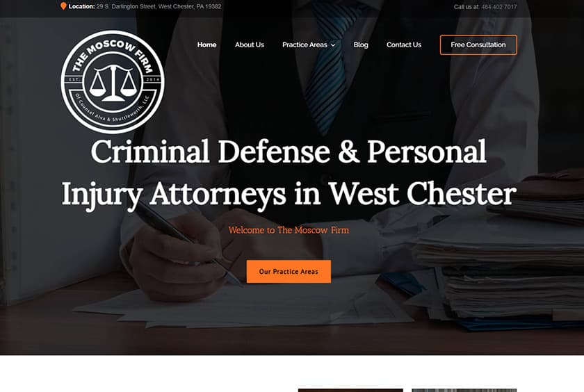 Moscow Firm - Website Design Project